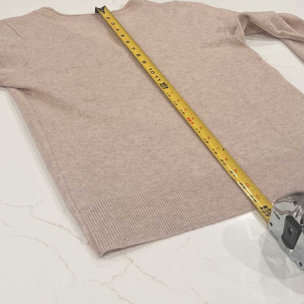 Halogen VNeck Cashmere Sweater | M | Oatmeal - Picture 6 of 10